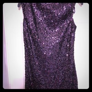Eggplant sequin Dress!